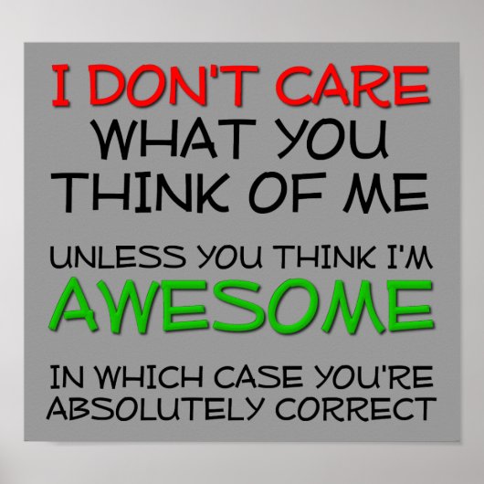 違う気によ素晴らし!ポスタおもしろいー記号 ポスター (正面)