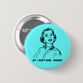 違う気に!感謝してい!ボタおもしろいンバッジ 缶バッジ (正面&裏面)