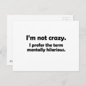 違う熱狂する ポストカード (正面/裏面)