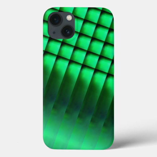 違う緑色で、光るように見える形 Case-Mate iPhoneケース (裏面)