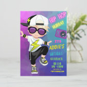 違う誕生日キックバック招待状（少年） 招待状 (スタンド正面)