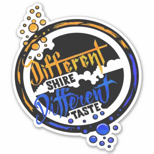 違う違う味 シール (正面)