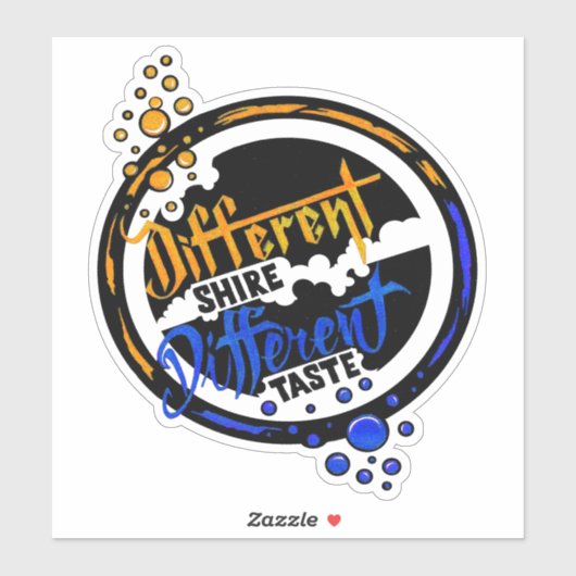 違う違う味 シール (シート)