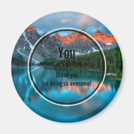 違う風光明媚な山の風景を作る マグネット