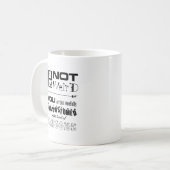 違う風変わり! コーヒーマグカップ (正面左)