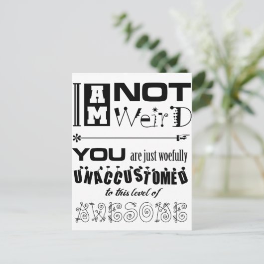 違う風変わり! ポストカード (スタンド正面)