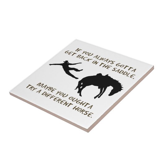 違う馬 タイル (側面)