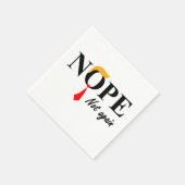 違う。もう二度と。 スタンダードカクテルナプキン (角)