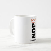 違う。キングはダメだ。 コーヒーマグカップ (正面左)