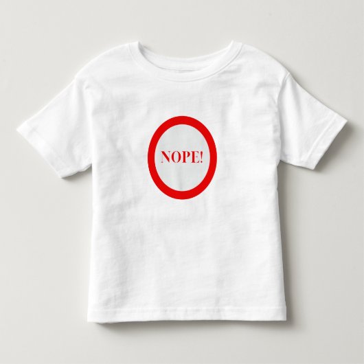 違う! トドラーTシャツ (正面)