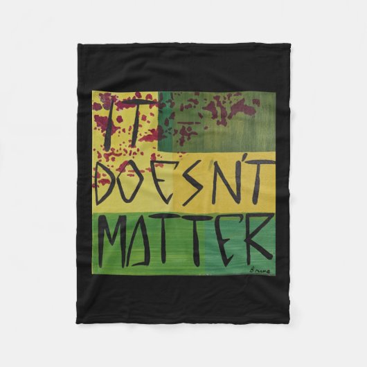 違う フリースブランケット (正面)