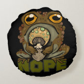 違う！不機嫌な若者 ラウンドクッション (裏面)
