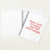 違う。出来ない。毎月のプランナー プランナー手帳 (ディスプレー)