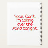 違う。出来ない。毎月のプランナー プランナー手帳 (裏面)