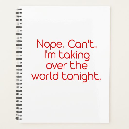 違う。出来ない。毎月のプランナー プランナー手帳 (正面)