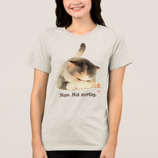 違う。移動しない トライブレンドＴシャツ (正面)