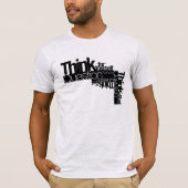 違った考えを Tシャツ (正面)
