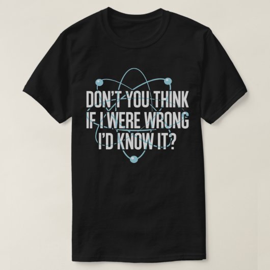 違った考えIdがItエンジニアを知っていた Tシャツ (デザイン正面)