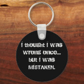 違っ考えたけど間違ってた！キーホルダー キーホルダー (正面)