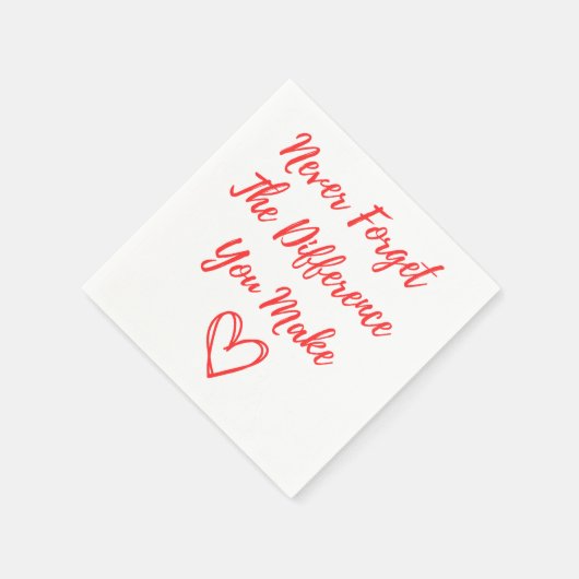 違忘れいは無い、ありがたい スタンダードカクテルナプキン (角)