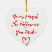 違忘れいは無い、ありがたい セラミックオーナメント (正面)