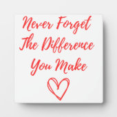 違忘れいは無い、ありがたい フォトプラーク (正面)