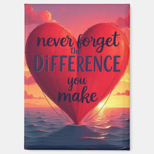 違忘れいは無い、ありがたい マグネット (正面)