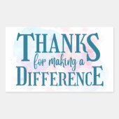 違感謝していいを生み出すために 長方形シール (正面)