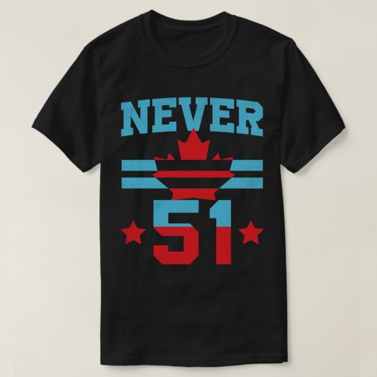 違感謝していうえ！- Never 51-canada Tシャツ (デザイン正面)