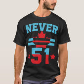 違感謝していうえ！- Never 51-canada Tシャツ (正面)