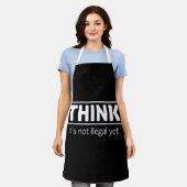 違法ではない エプロン (着用した状態)