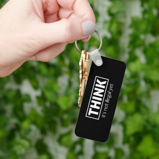 違法ではない キーホルダー (手)