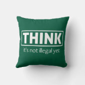 違法ではない クッション (裏面)