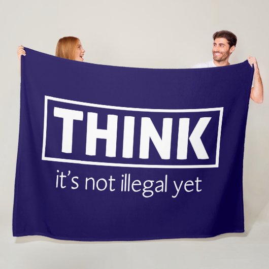 違法ではない フリースブランケット (インサイチュ)