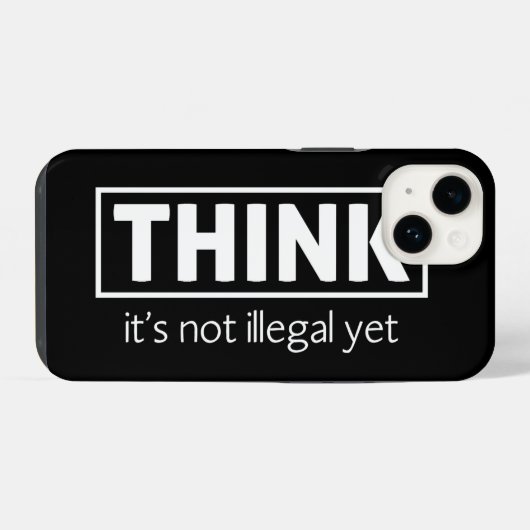 違法ではない iPhoneケース (裏面横)