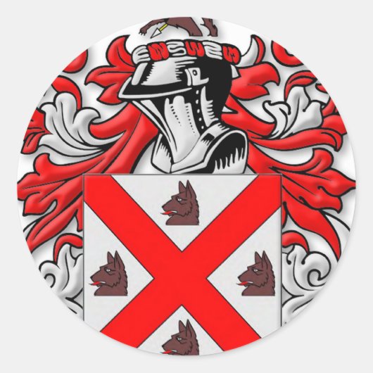 違法の紋章付き外衣 ラウンドシール (正面)