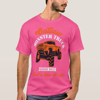 違法化モンスタートラック1958ガレージ車モンスタートラック Tシャツ