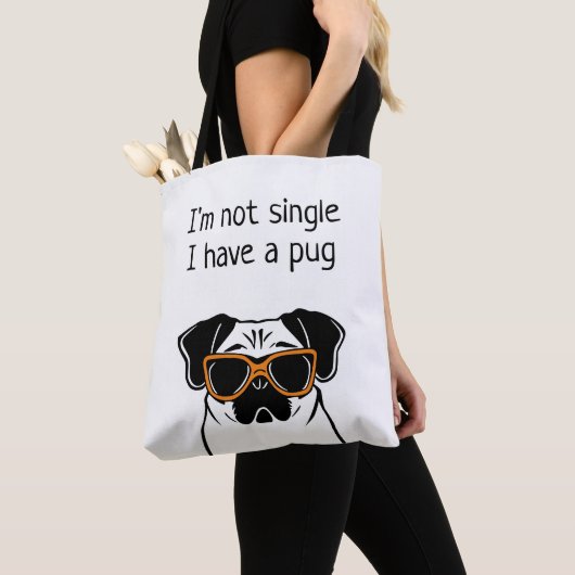 違独身の トートバッグ (クローズアップ)