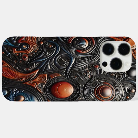 遠いエイリアンの不思議なデザイン Case-Mate iPhoneケース (裏面 (横))