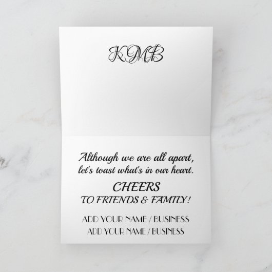 遠いトースト カード (内部)