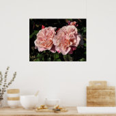 遠いドラム低木バラ142 ポスター (キッチン)