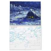 遠い国のファインアートのカレンダー カレンダー (1月 2027)
