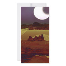 遠い土地の上で食べる。エイリアン惑星