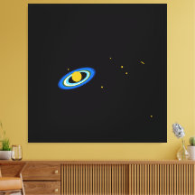 遠い土星アドリアカラフルフトリングや輪外側空間