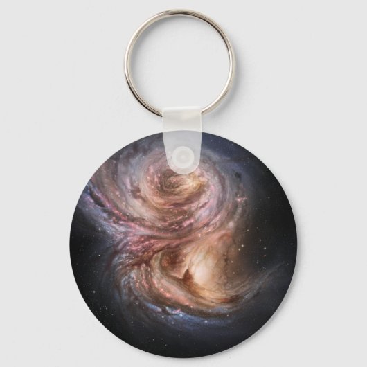遠い宇宙の星の工場 キーホルダー (正面)