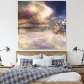 遠い嵐 キャンバスプリント (インサイチュ (寝室))