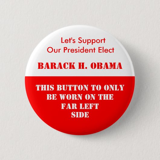 遠い左サポート 缶バッジ (正面)