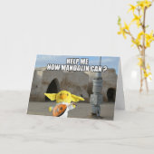 遠い銀河系のカード遠くにで カード (黄色い花)