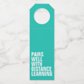 遠おもしろいさ学の贈り物 ボトルネックタグ (正面)