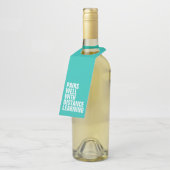 遠おもしろいさ学の贈り物 ボトルネックタグ (アングル)